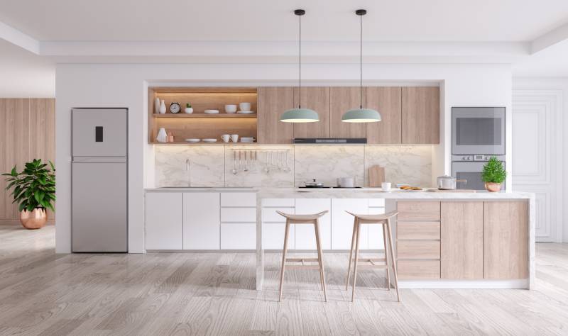 Aménagement sur mesure d’une cuisine ouverte design à Oraison